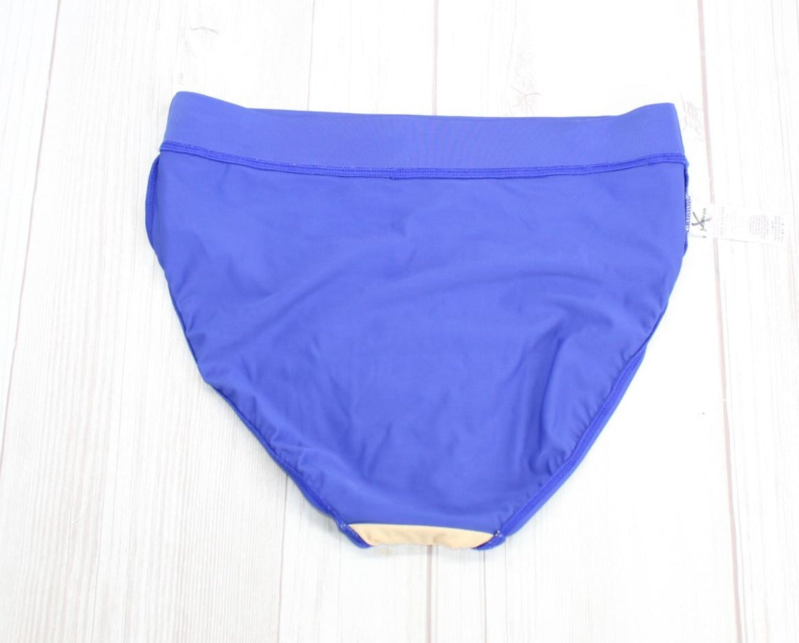 NWOT LL Bean Cobalt Blue BeanSport Swimwear Bottom Size 12 Retail: $59.95