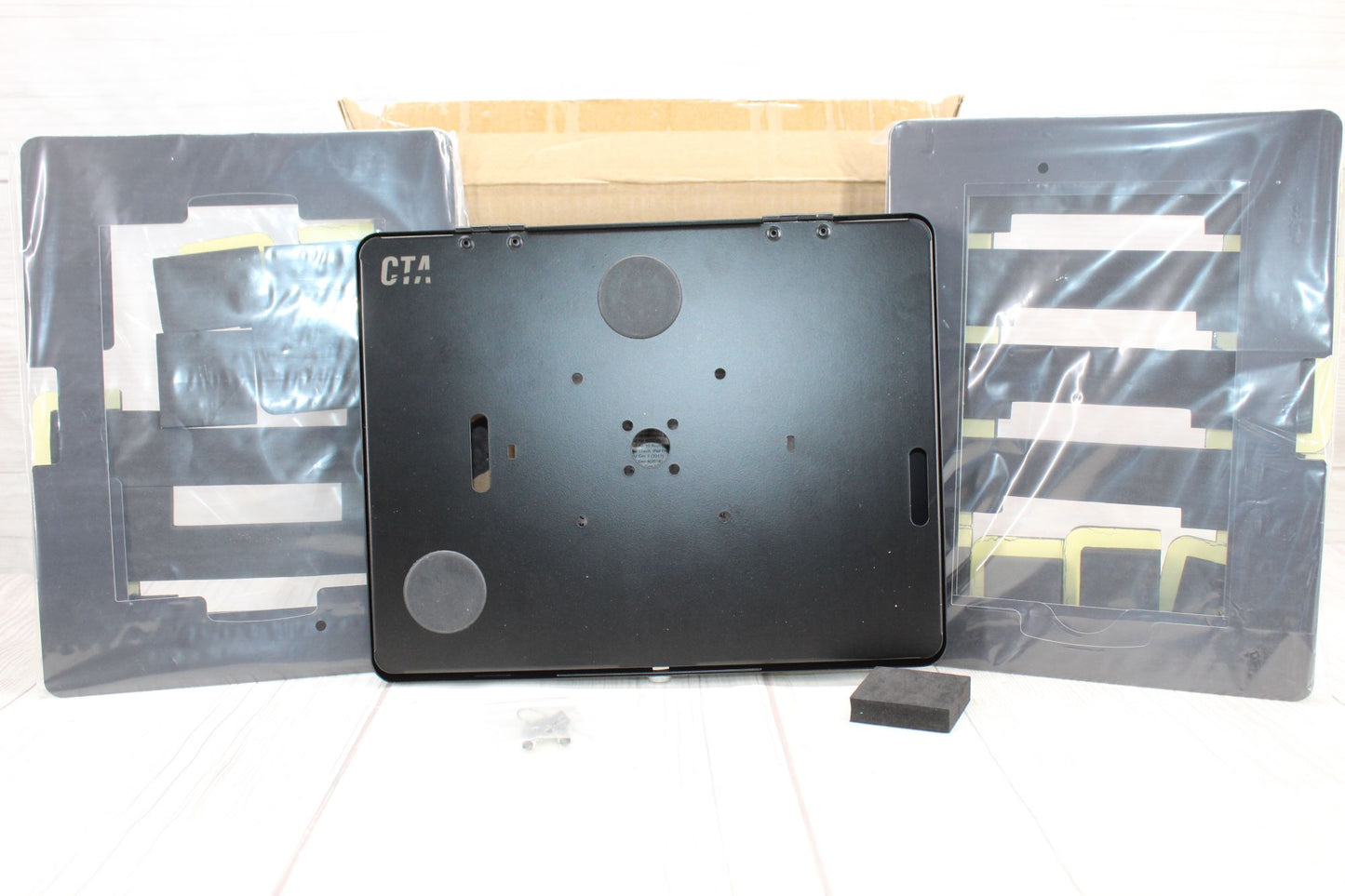 CTA Premium locking Wall Mount for Tablet Black New Open Box