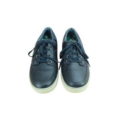 LL Bean Mountainside Men's Blue Leather Lace Up Comfort Sneaker Shoes Size 11 M