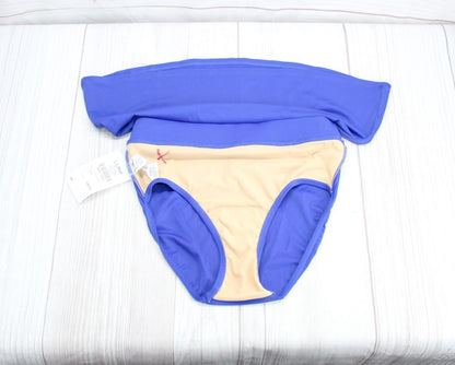 NWT LL Bean Cobalt Blue BeanSport Swimwear Skirted Bottom Size 8 Retail: $49.95