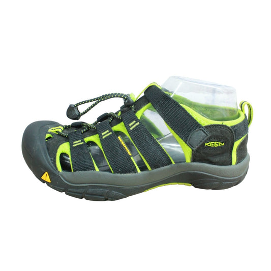 Keen Kid's Newport H2 Polyester Webbing Hiking Sandals Black Green Size 6