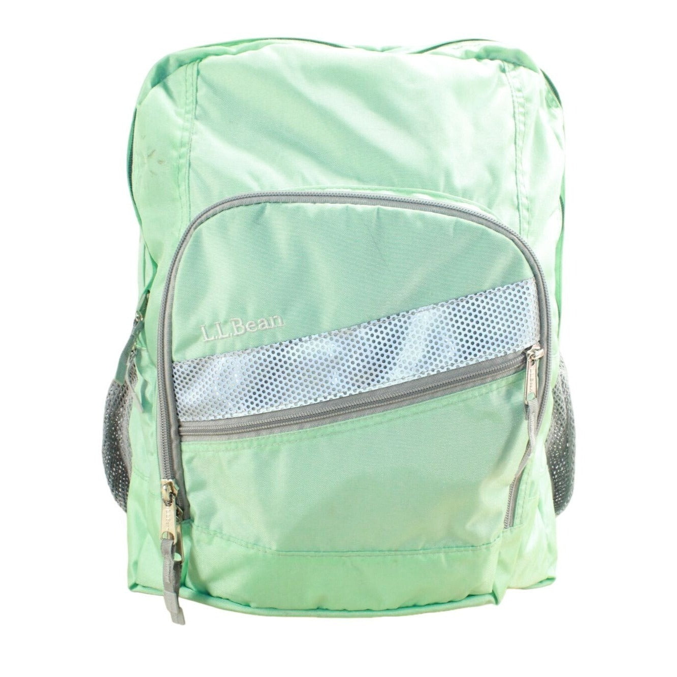 LL Bean Unisex Adult Mint Weatherproof Nylon 37L Deluxe Book Pack School Backpack