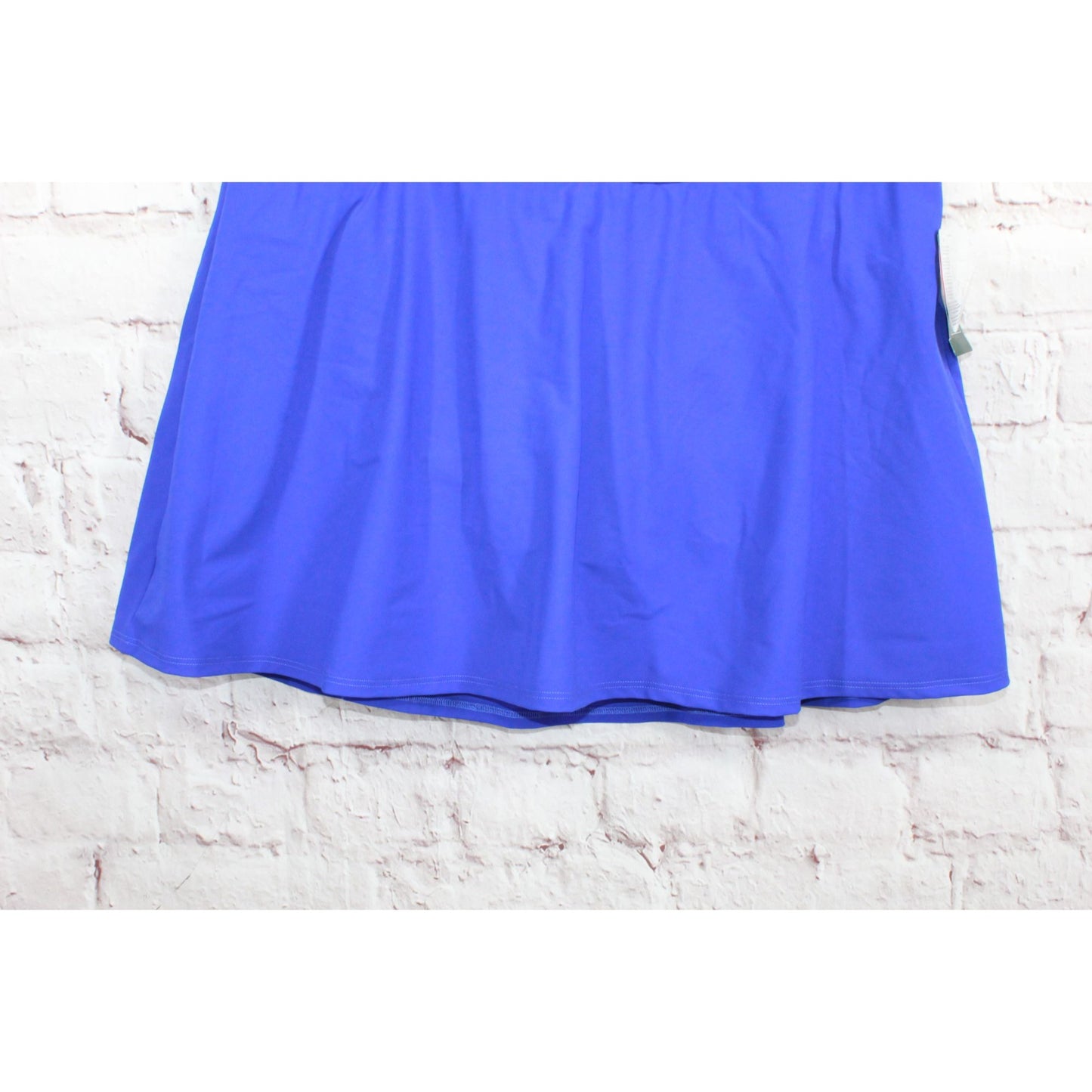 NWT! LL Bean Women's Shaping Swimwear Swim Skirt Nylon Cobalt Blue Size 16