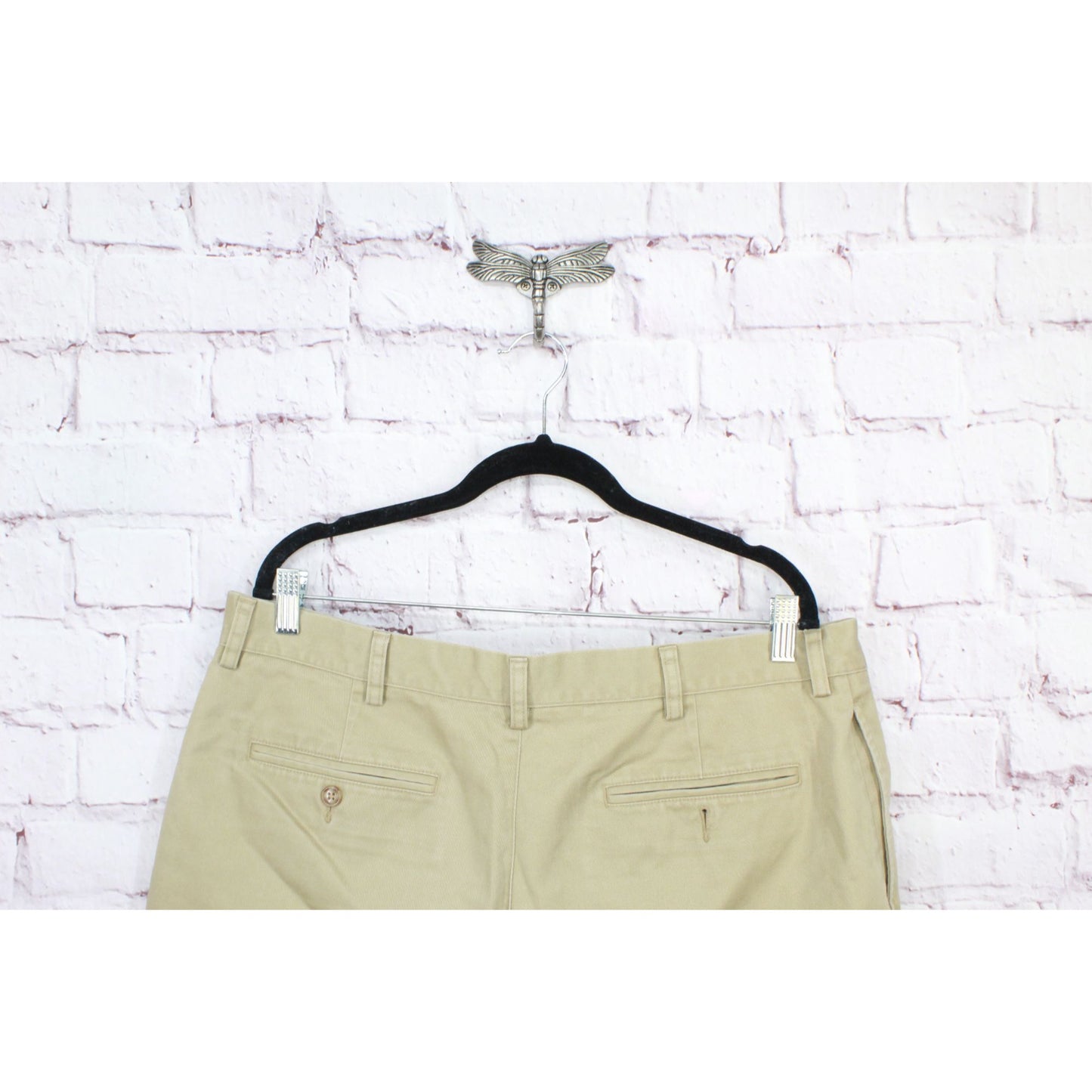 LL Bean Men's Double L Chino Shorts Classic Fit 8" Dark Khaki size 37