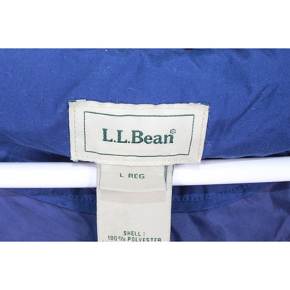 LL Bean Women's Ultrawarm Jacket Hooded Quilted Blue Size L