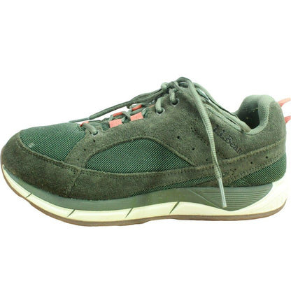 LL Bean Men's Green Suede Comfort Cushioned Fitness Walking Sneaker Shoes Sz 8 M