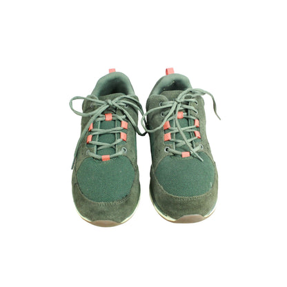 LL Bean Men's Green Suede Comfort Cushioned Fitness Walking Sneaker Shoes Sz 8 M