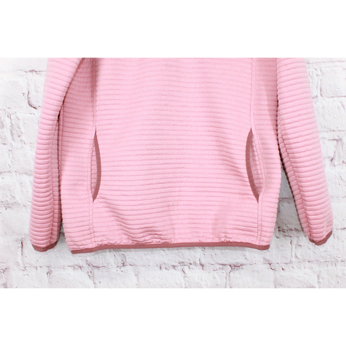 LL Bean Women's Airlight Knit Pullover Sweater Pink Heather Size S Tall