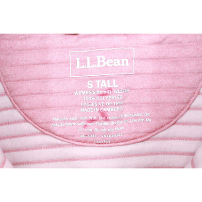 LL Bean Women's Airlight Knit Pullover Sweater Pink Heather Size S Tall