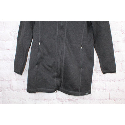 LL Bean Women's Sweater Fleece Coat Classic Black Size M