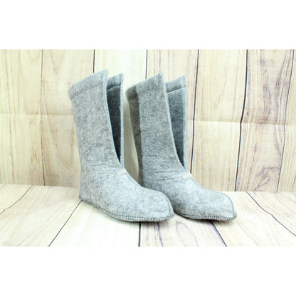 LL Bean Kids Gray Wool Warm Replacement Boot Liner Inserts Size 5