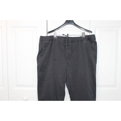 LL Bean Men's Comfort Stretch Dock Pants Straight Leg Carbon Navy Size XXL