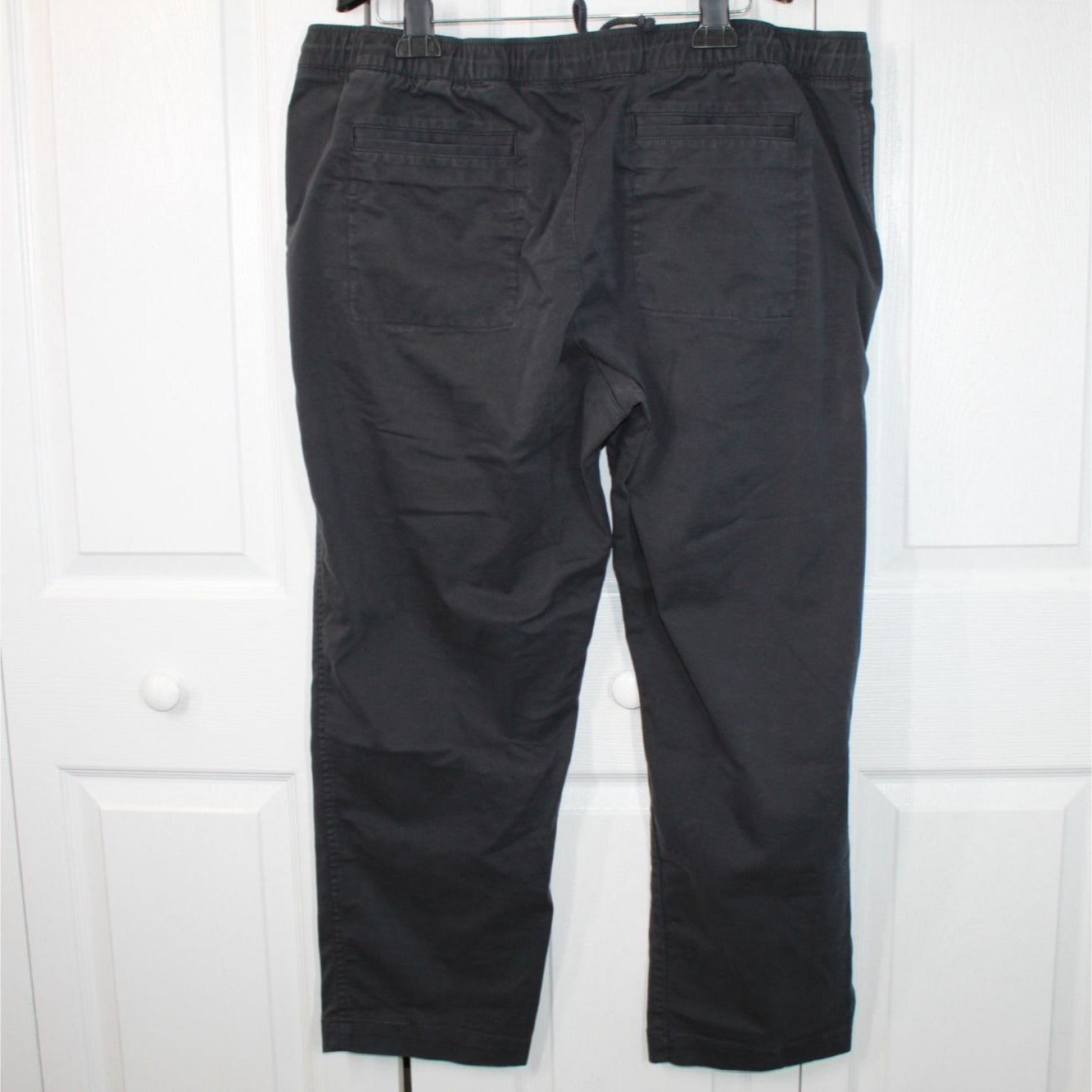 LL Bean Men's Comfort Stretch Dock Pants Straight Leg Carbon Navy Size XXL