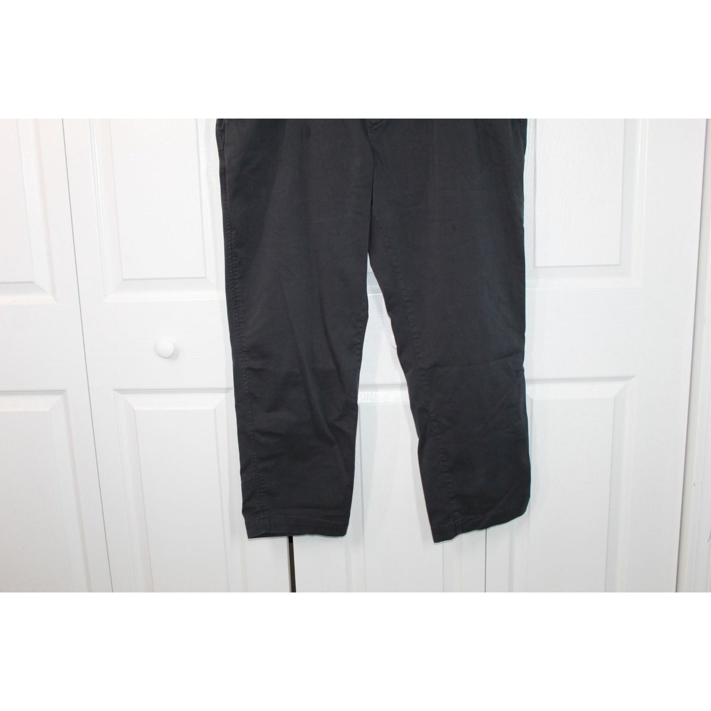 LL Bean Men's Comfort Stretch Dock Pants Straight Leg Carbon Navy Size XXL