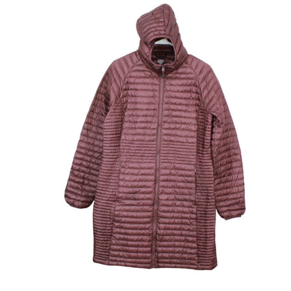 LL Bean Women's Ultralight 850 Down Sweater Coat Quilted Dark Plum Size M