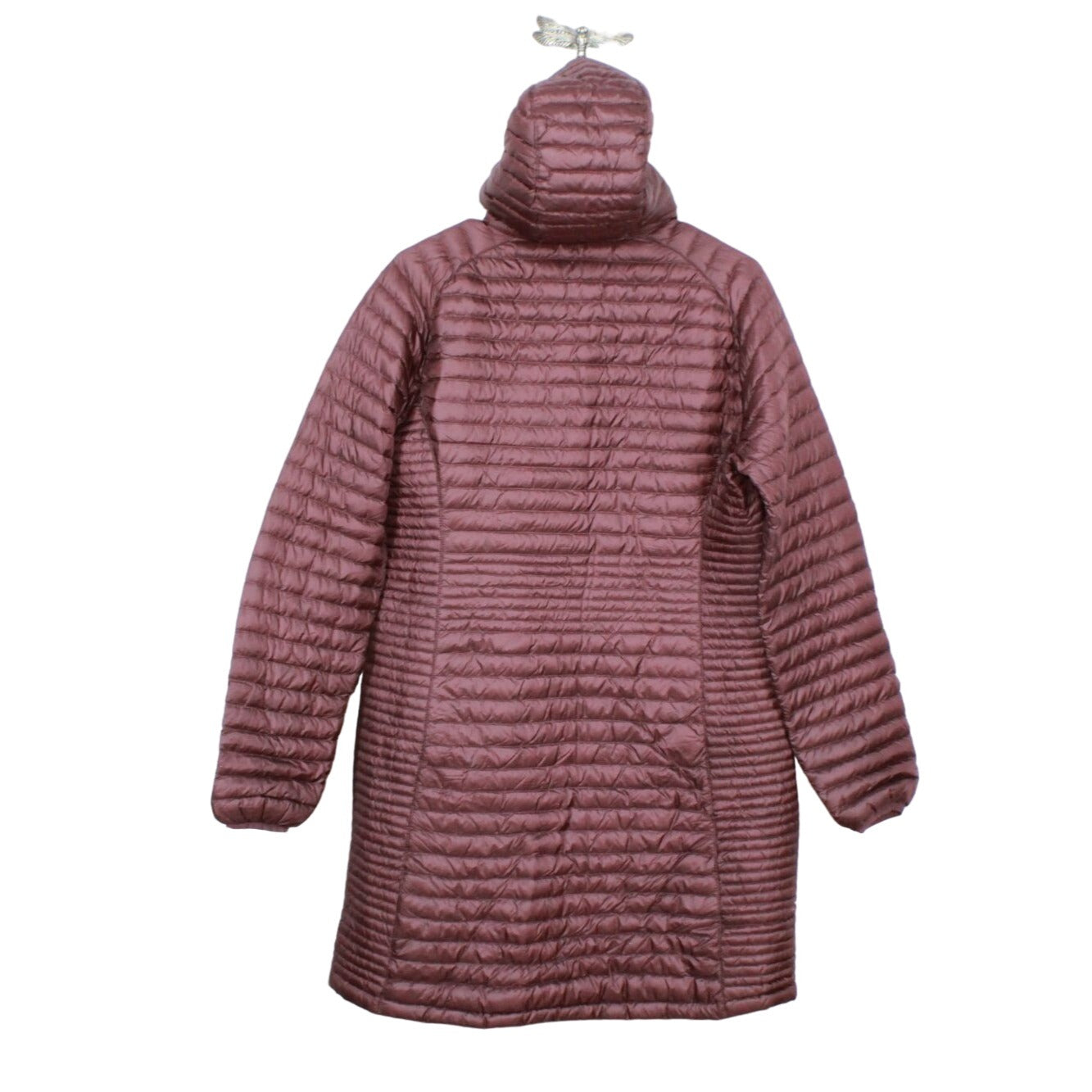 LL Bean Women's Ultralight 850 Down Sweater Coat Quilted Dark Plum Size M