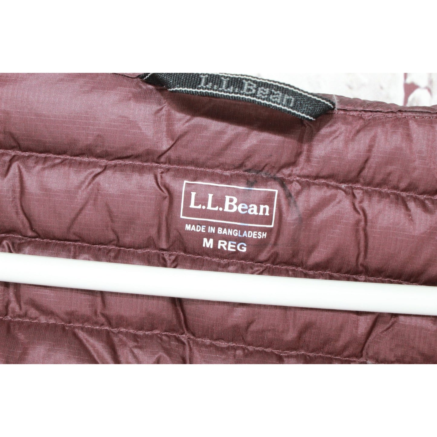 LL Bean Women's Ultralight 850 Down Sweater Coat Quilted Dark Plum Size M