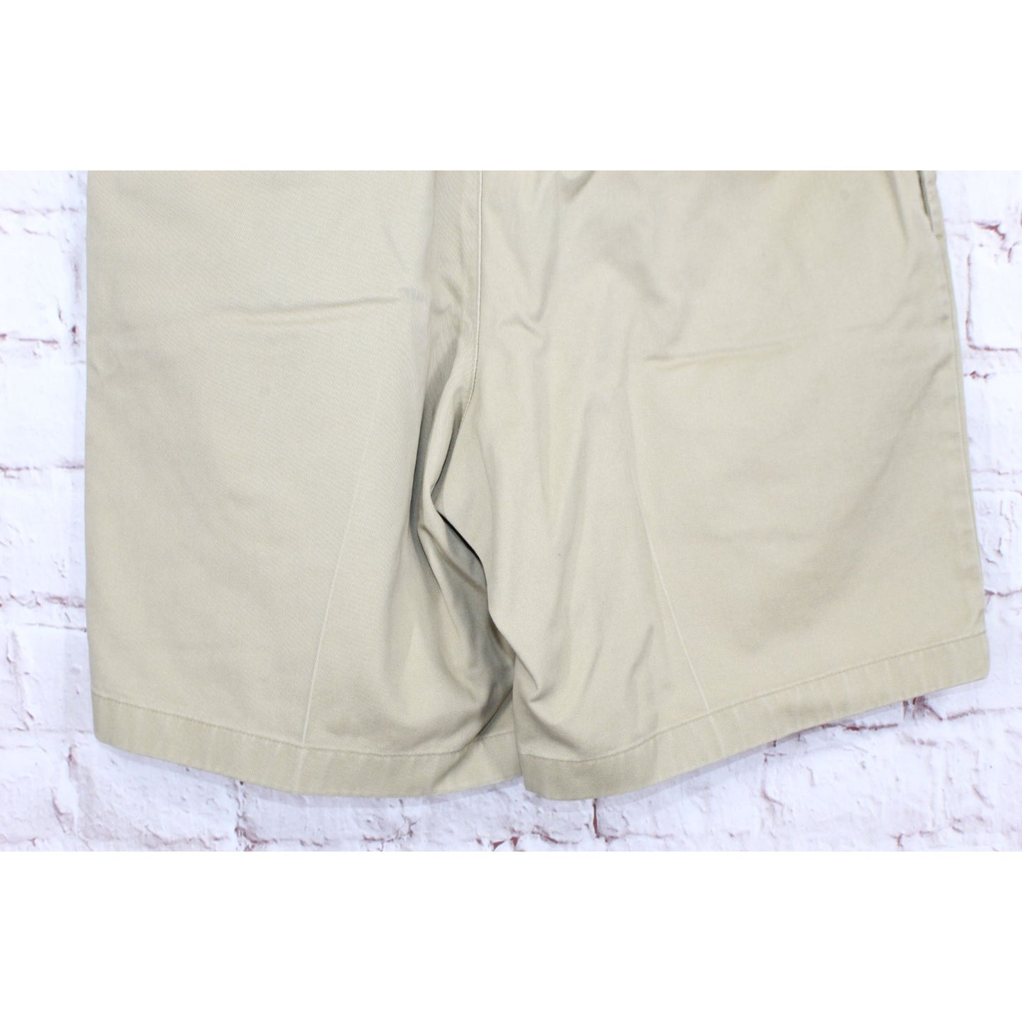 LL Bean Men's Double L Chino Shorts Classic Fit 8" Cotton Dark Khaki Size 31