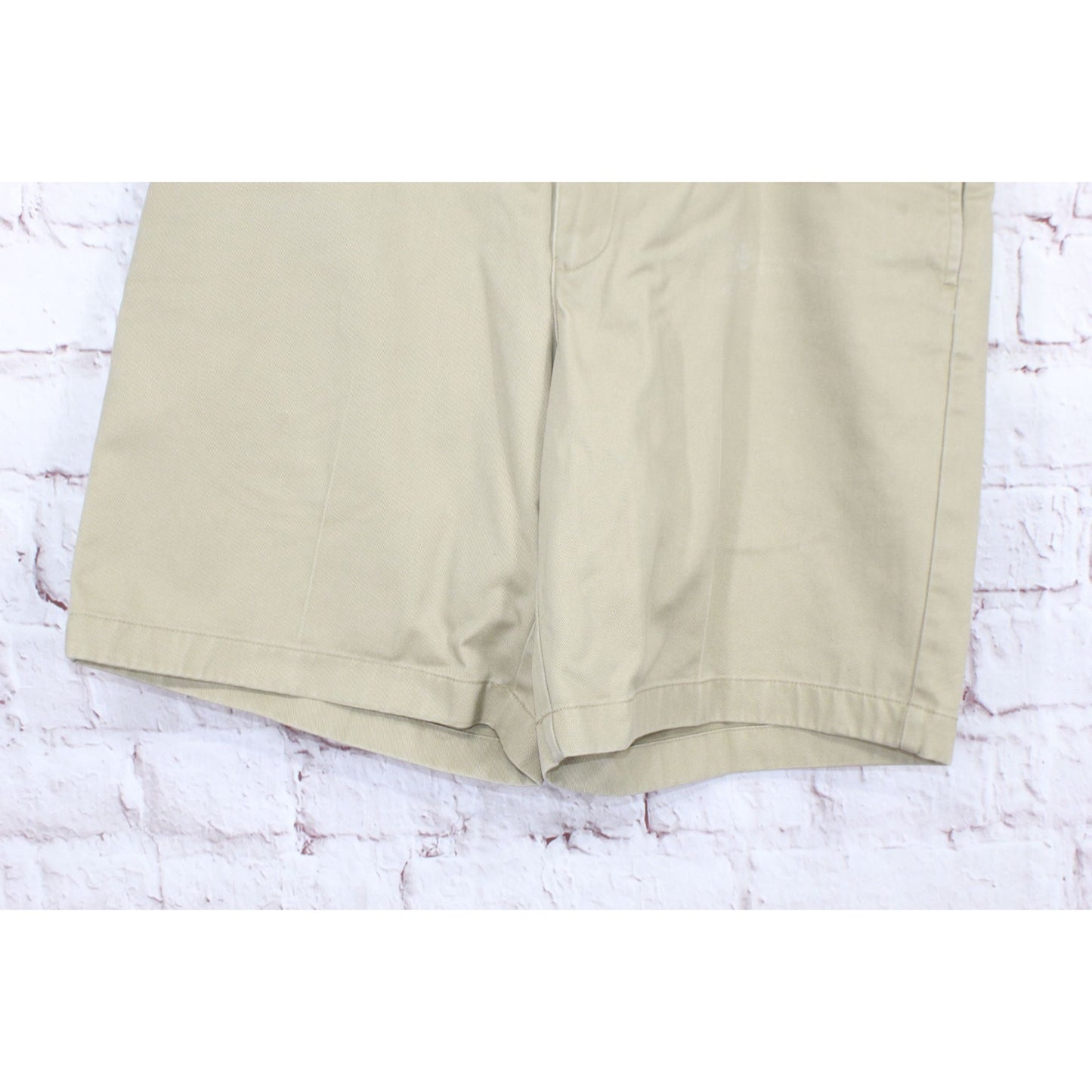 LL Bean Men's Double L Chino Shorts Classic Fit 8" Cotton Dark Khaki Size 31