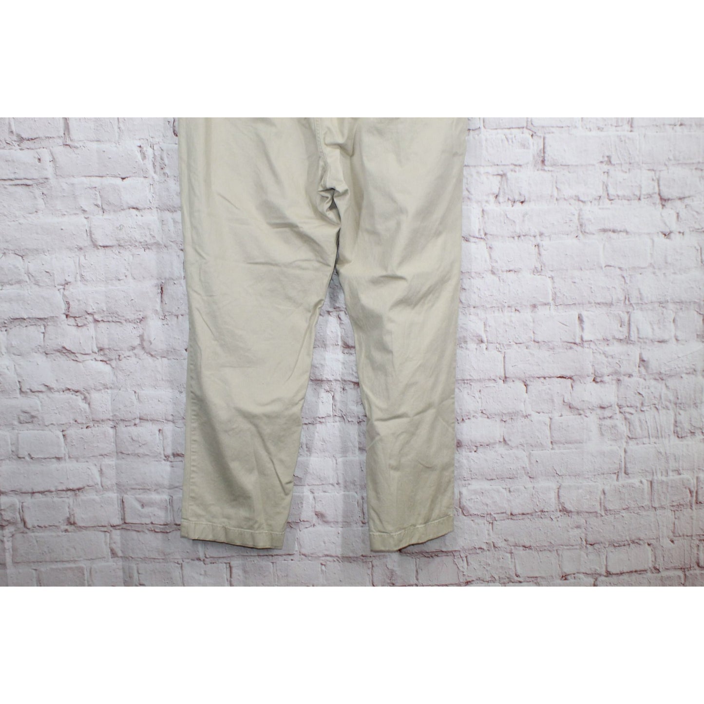 LL Bean Mens Lakewashed Stretch Khakis Standard Fit Straight Leg Khaki Waist 44W