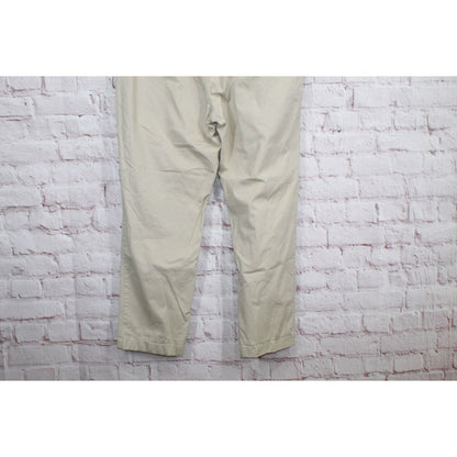 LL Bean Mens Lakewashed Stretch Khakis Standard Fit Straight Leg Khaki Waist 44W