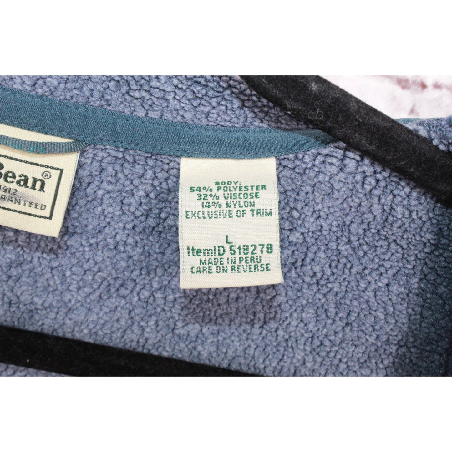 LL Bean Men's Tumbled Sherpa Snap Front Polyester Blend Sweater Gray Green Large