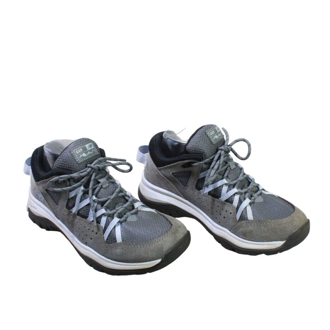 New Balance Women's 669 V2 Gray Suede Mesh Casual Sneakers Shoes Size 9 B