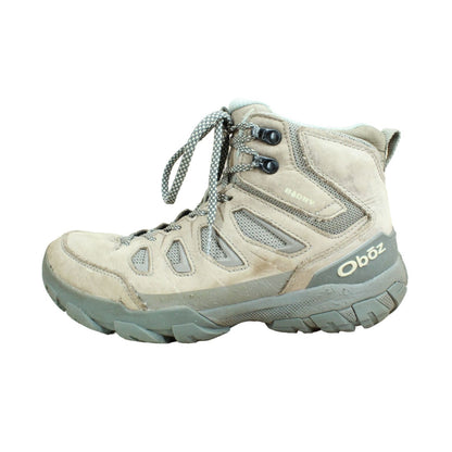 Oboz Women's Sawtooth X Mid Waterproof Hiker Treks Shoes Suede Tan Size 8.5