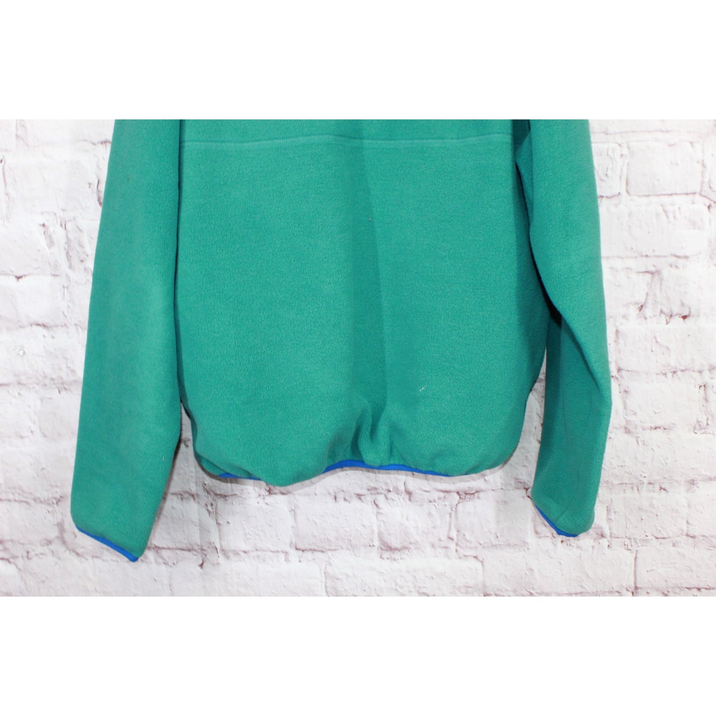 LL Bean Adults' Beans Classic Fleece Pullover Rustic Green Size Womens L Mens M