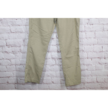 LL Bean Men's Comfort Stretch Chino Pants Standard Fit Straight Leg Khaki 36W